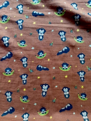 Metres monkey brushed cotton - 2,