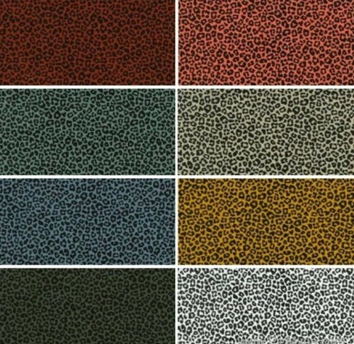 Leopard cotton jersey fabric - leopard,