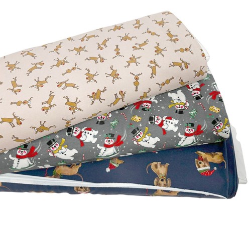 Christmas jersey fabric - jersey,